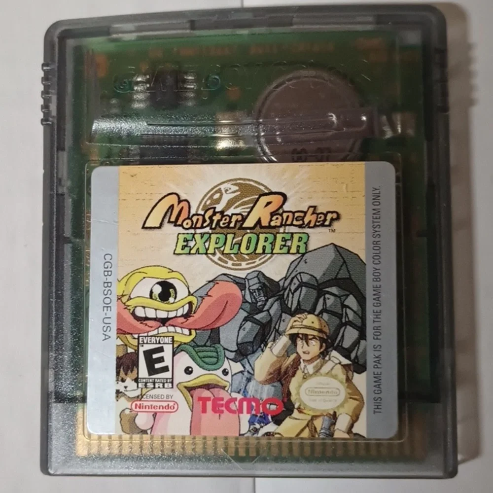 Monster Rancher Explorer for Gameboy Color Techmo